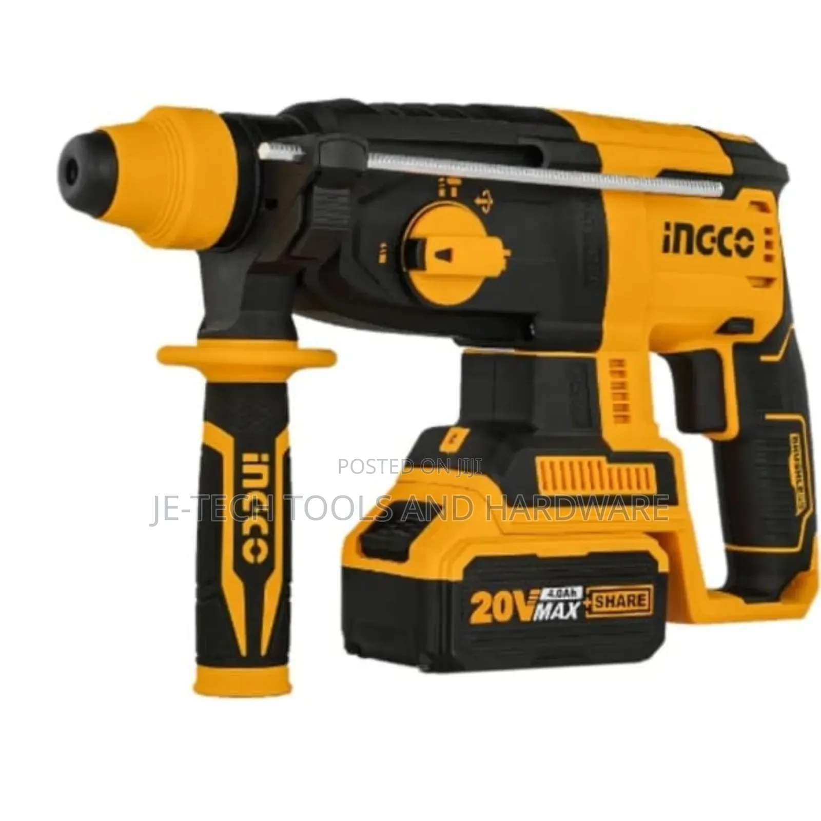 Ingco Lithio-Ion Cordless Rotary Hammer-20v