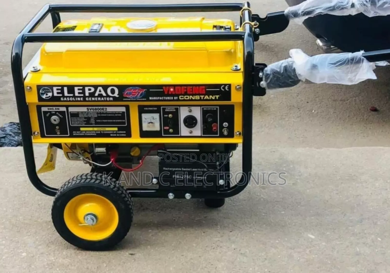 Elepaq Generator 4.5kva 100%Copper