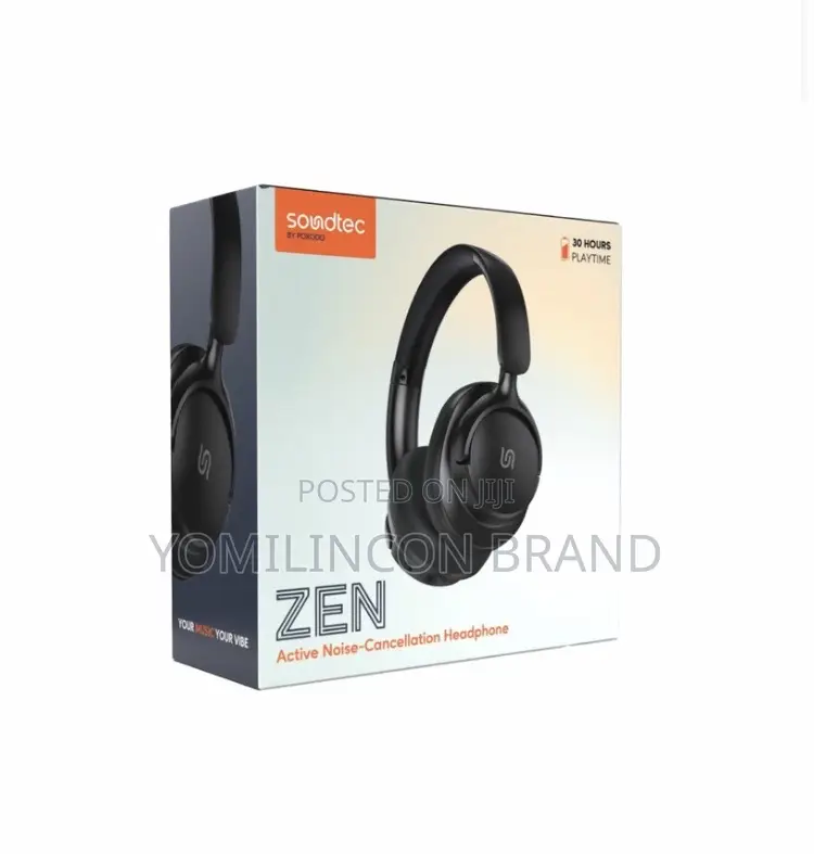 Porodo Soundtec Zen Active Noise-Cancellation Headphone