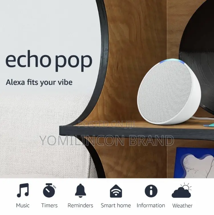 Amazon Echo Pop | Alexa Fits Glacier White