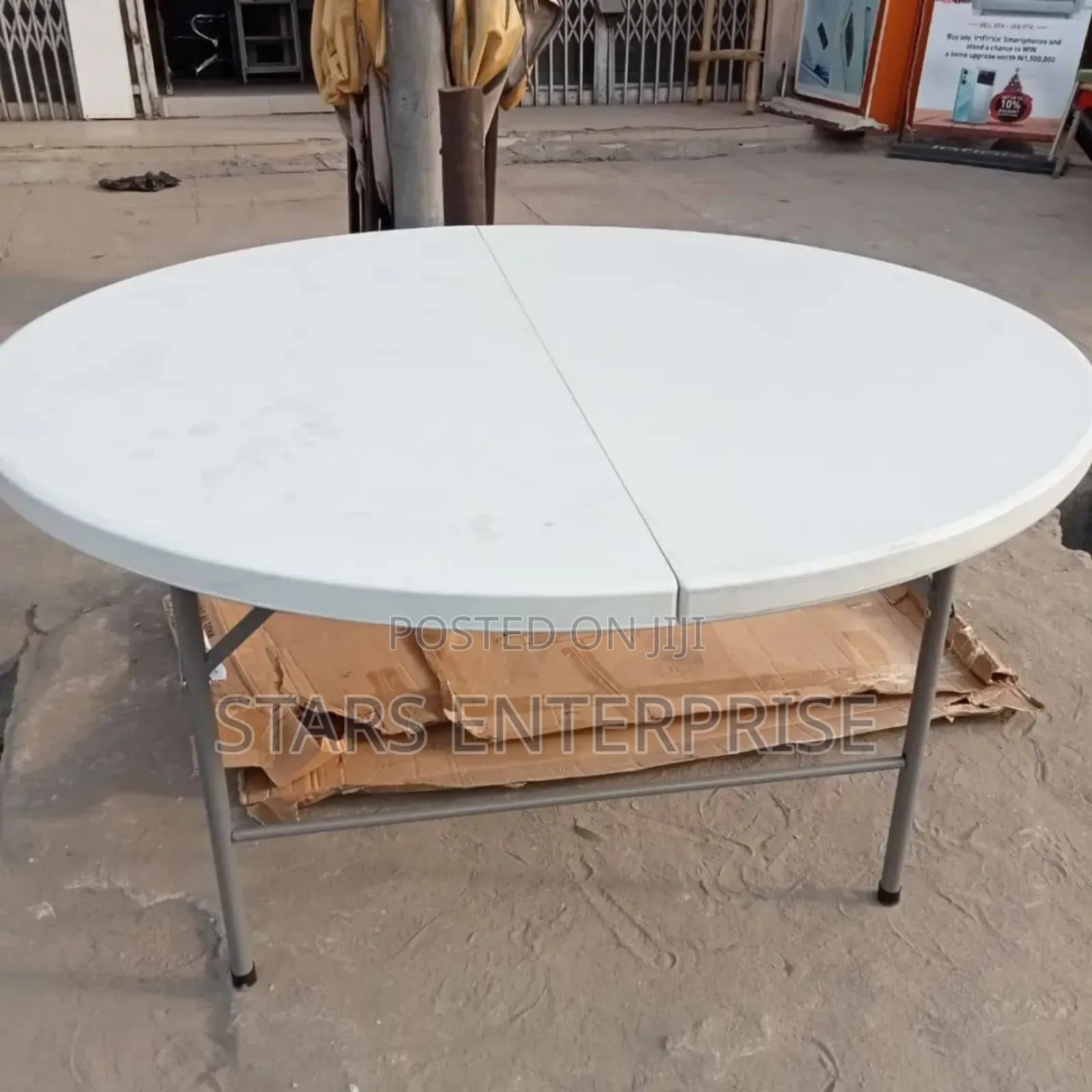 Foldable Table by 10 Chairs