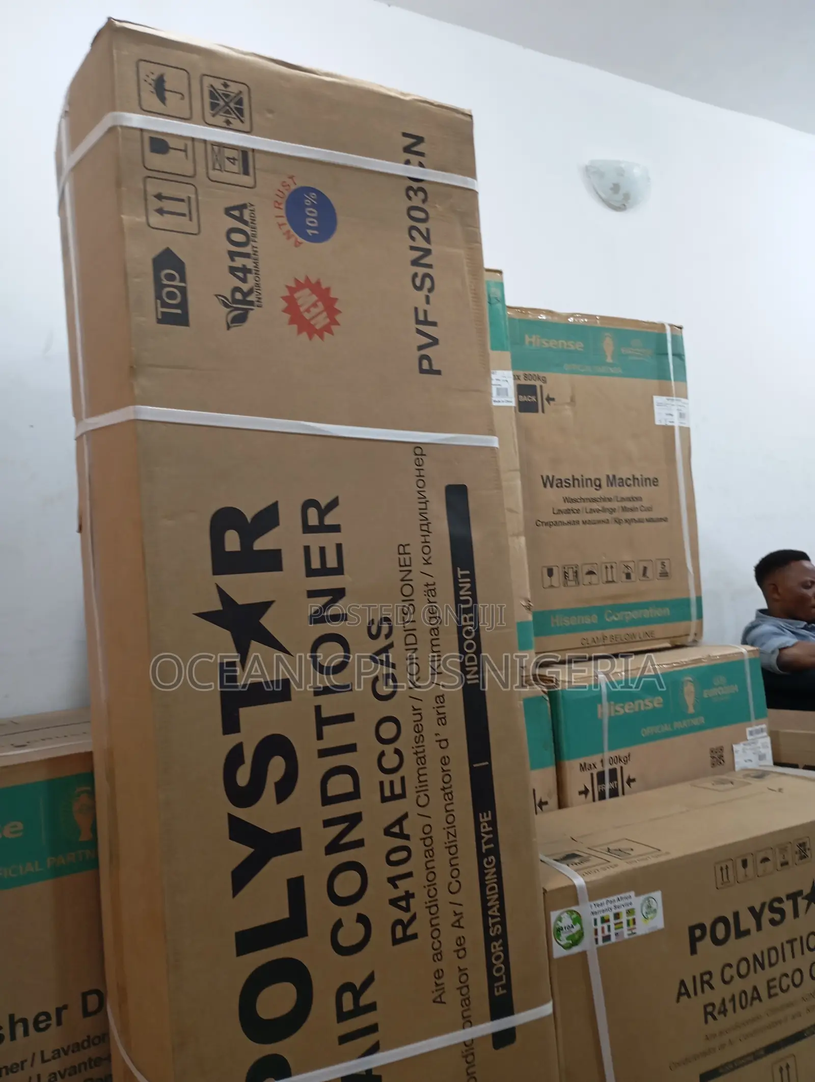 Fast Freezing Polystar Floor Standing Air Con