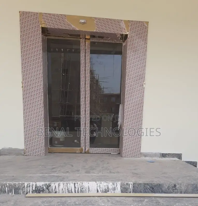 Sensor-Activated Glass Doorways for Seamless Access