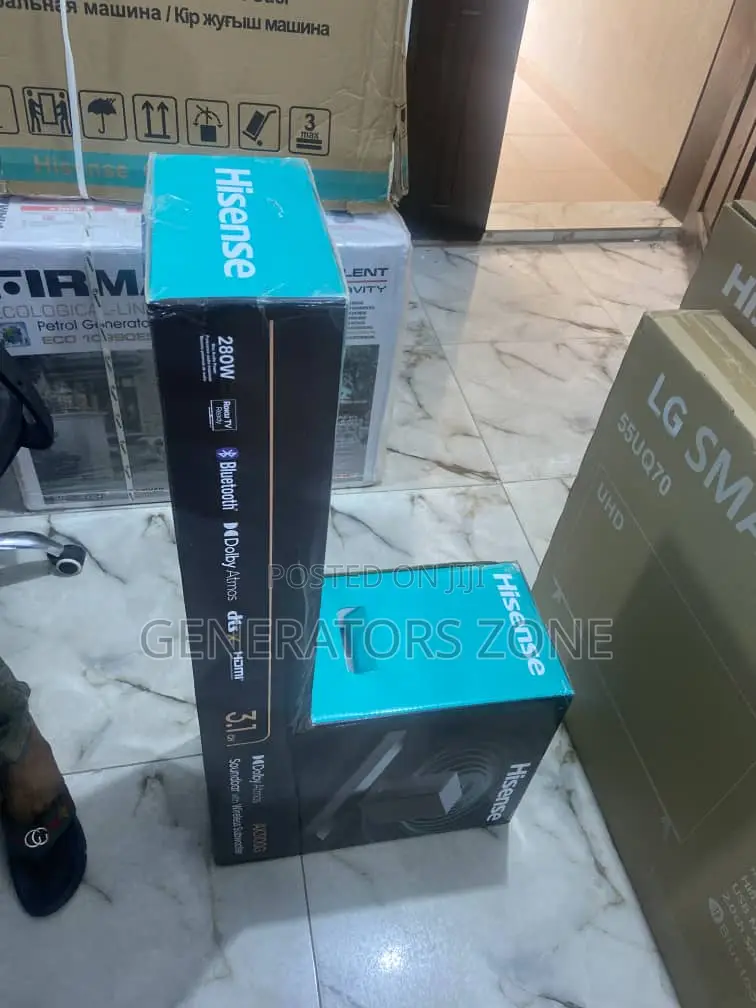 Hisense 280watt Al Optimized Soundbar With Bluetooth 3.1 Cha