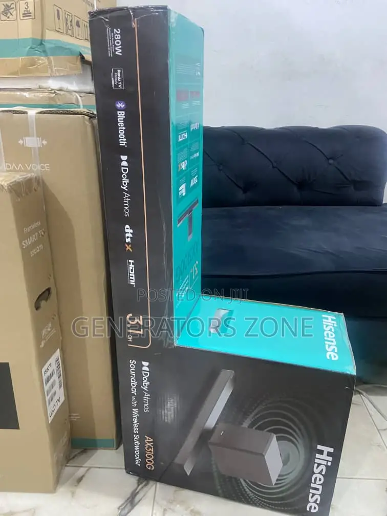 Hisense Soundbar With Wireless Subwoofer - Ax3100g -3.1ch -