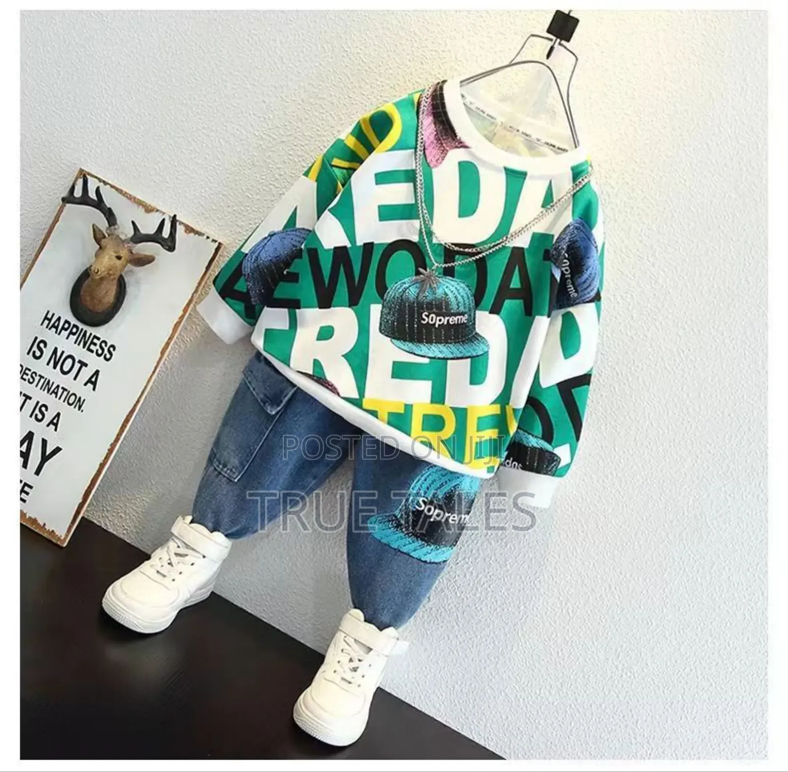 Young Boys Turkey Sweatshirt Joggers Set