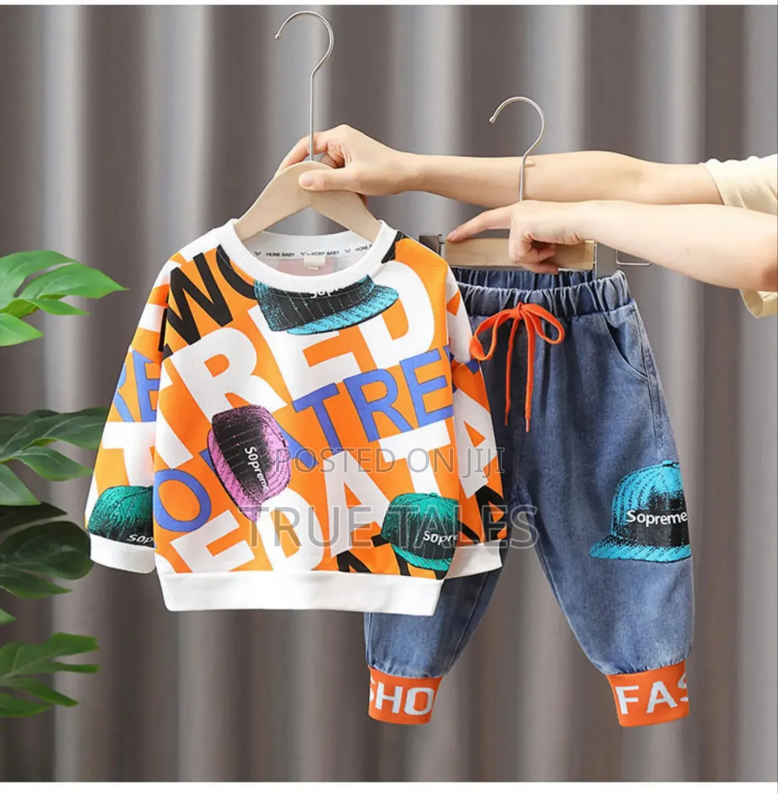 Young Boys Turkey Sweatshirt Joggers Set