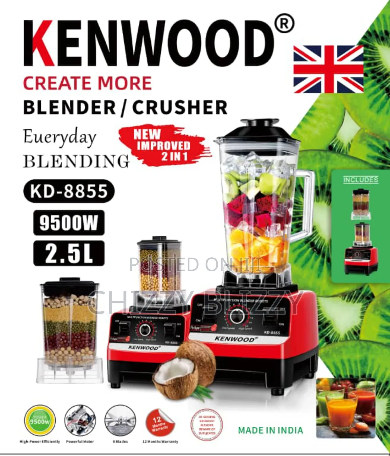Kenwood Commercial Grinder 2.5L