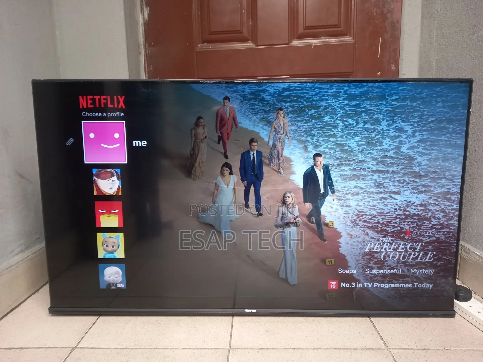 Hisense Smart TV Frameless 40" Free Netflix Login 2023/2024