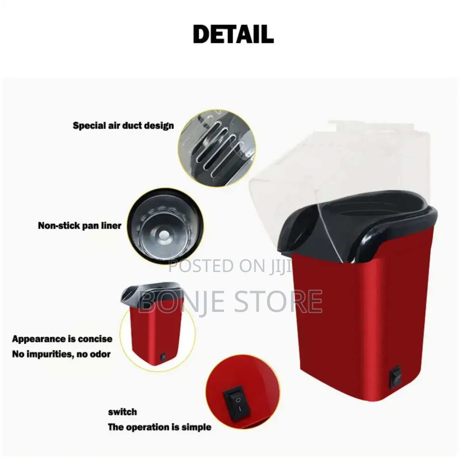 220v Mini Popcorn Maker Fully Automatic Popcorn Machine