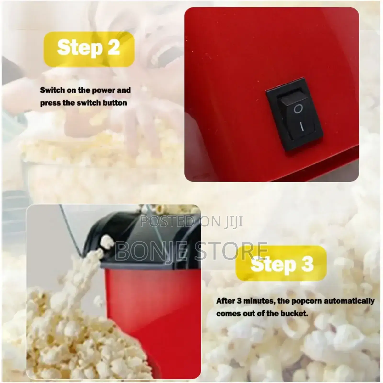 220v Mini Popcorn Maker Fully Automatic Popcorn Machine