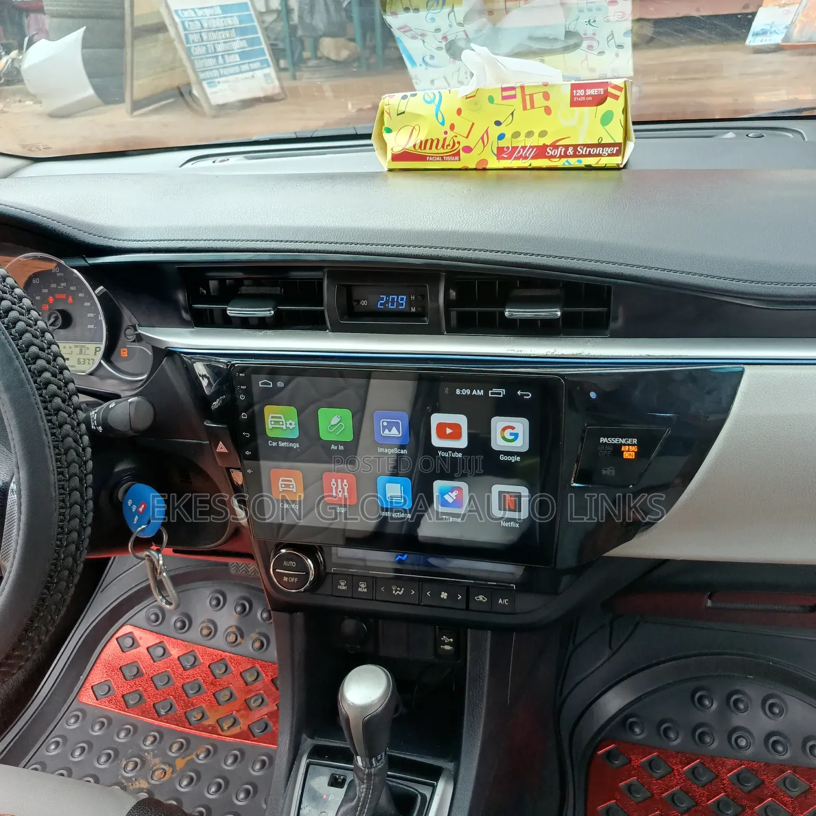 Toyota Corolla 2013 to 2017 Android Screen + Reverse Camera