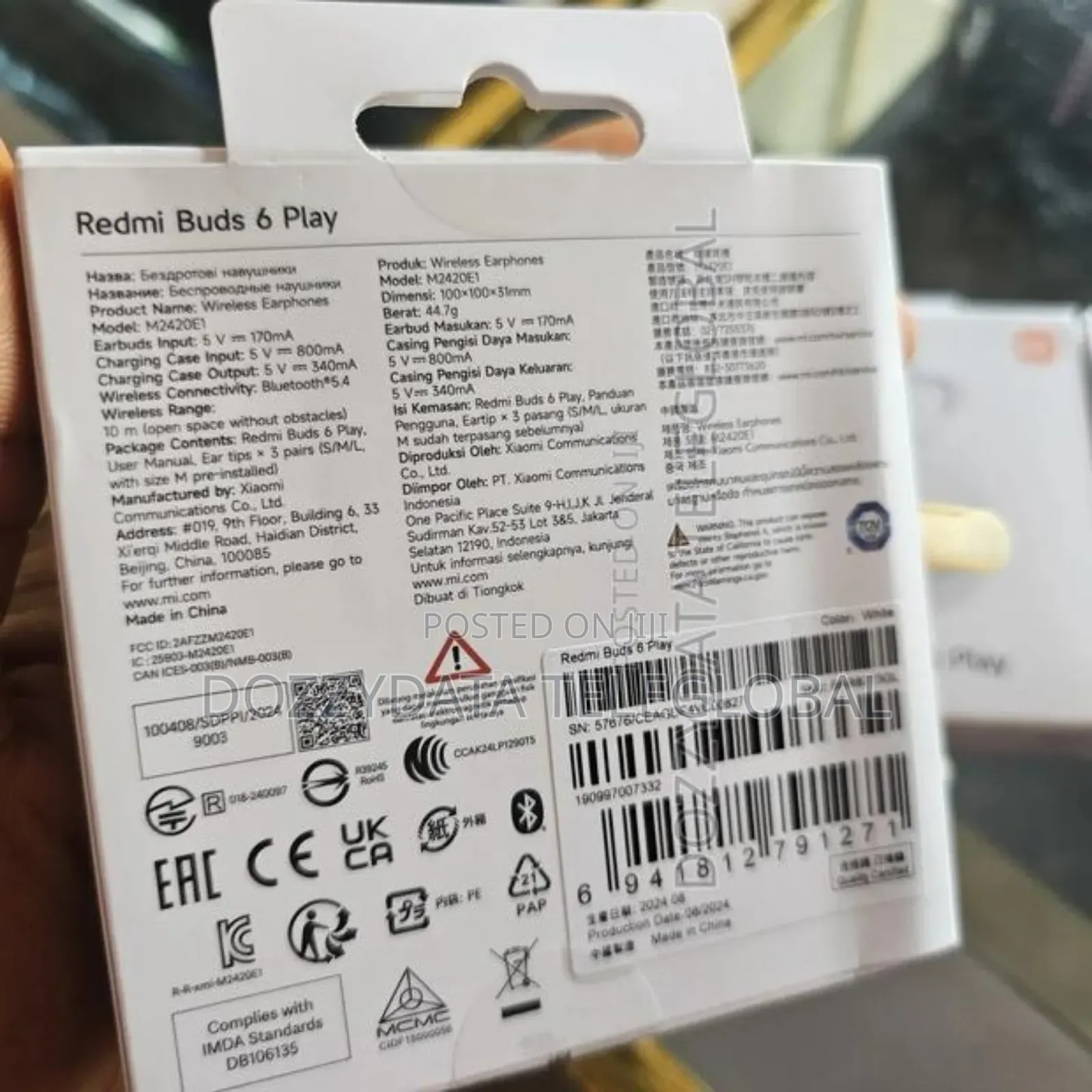 Redmi Xiaomi Buds 6 Play White