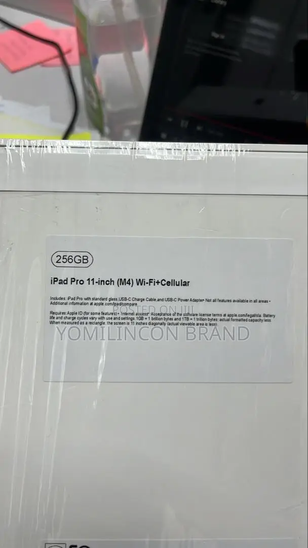 New Apple iPad Pro 11 (2024) 256 GB Black