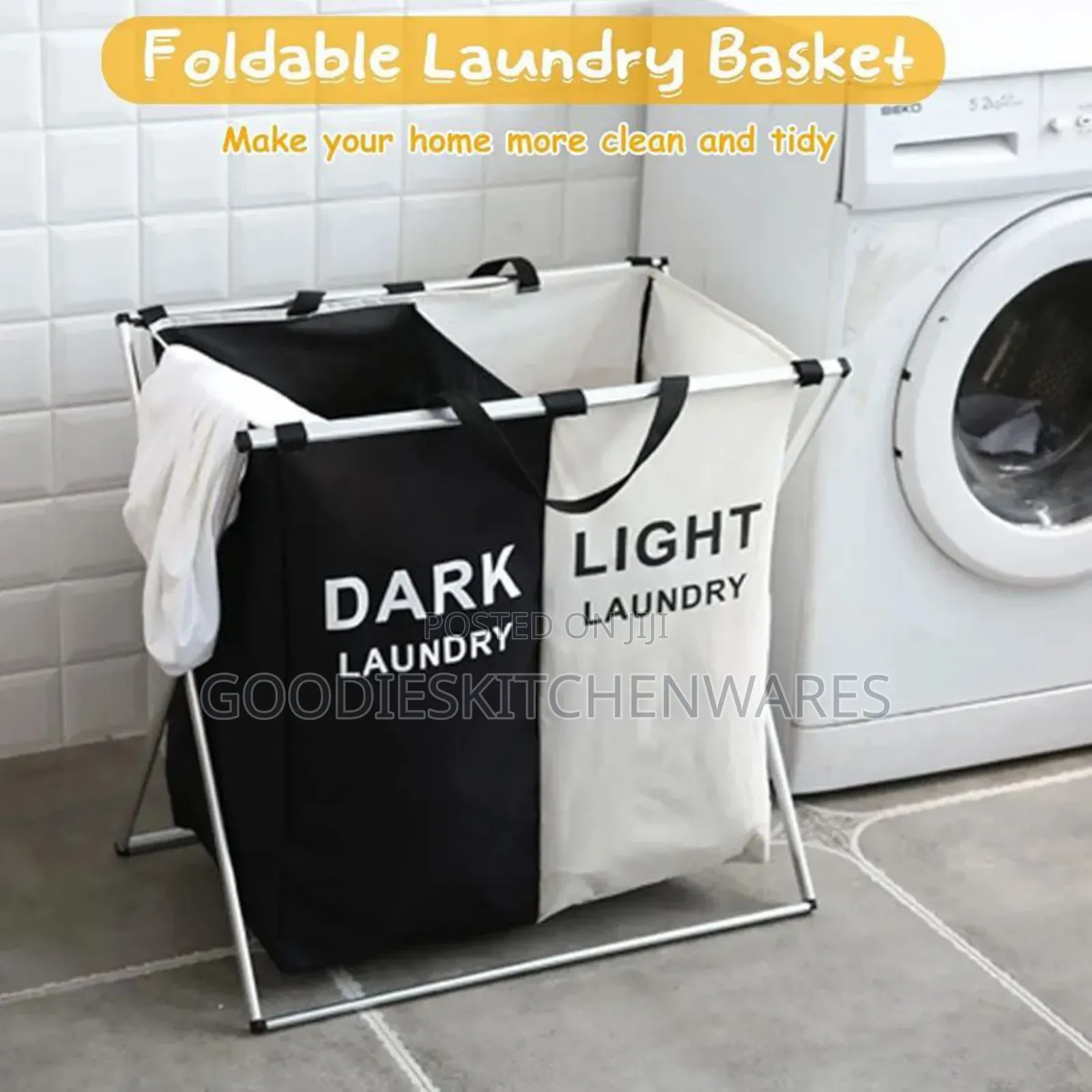 2 Section Laundry Bag / Laundry Basket
