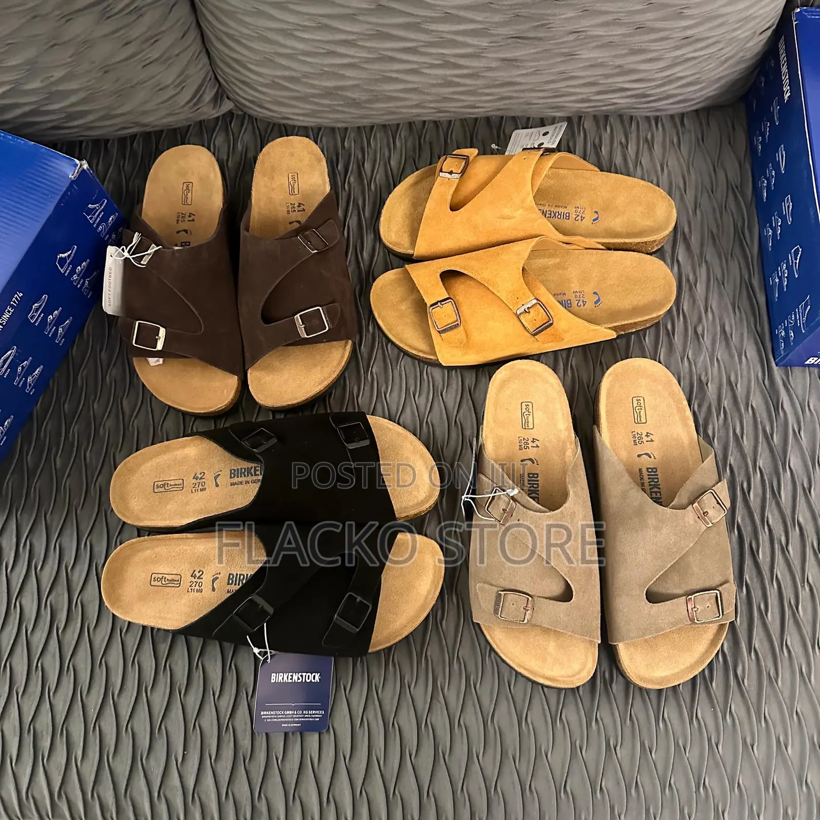 Original Birkenstock Zurich Suede Slip Ons