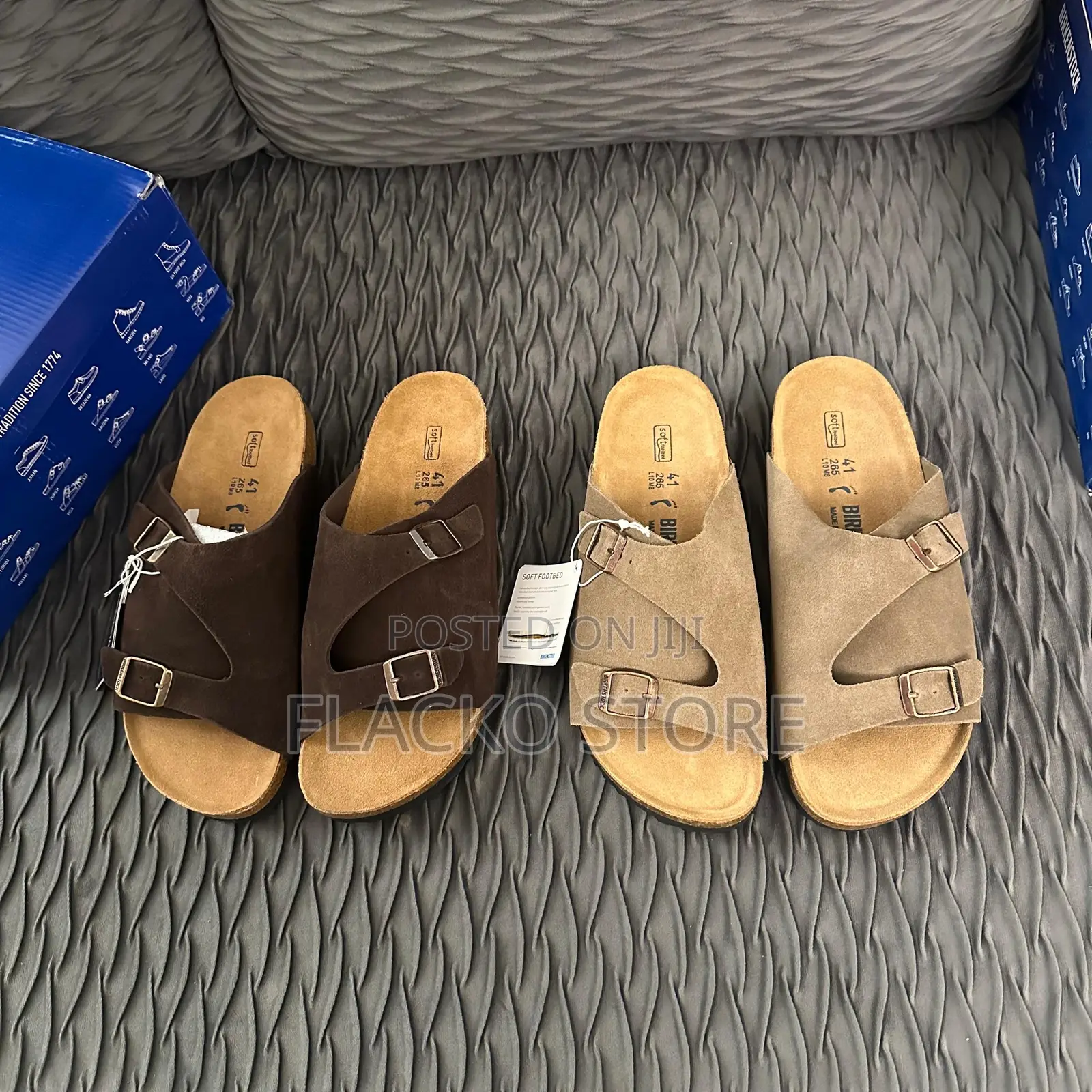 Original Birkenstock Zurich Suede Slip Ons