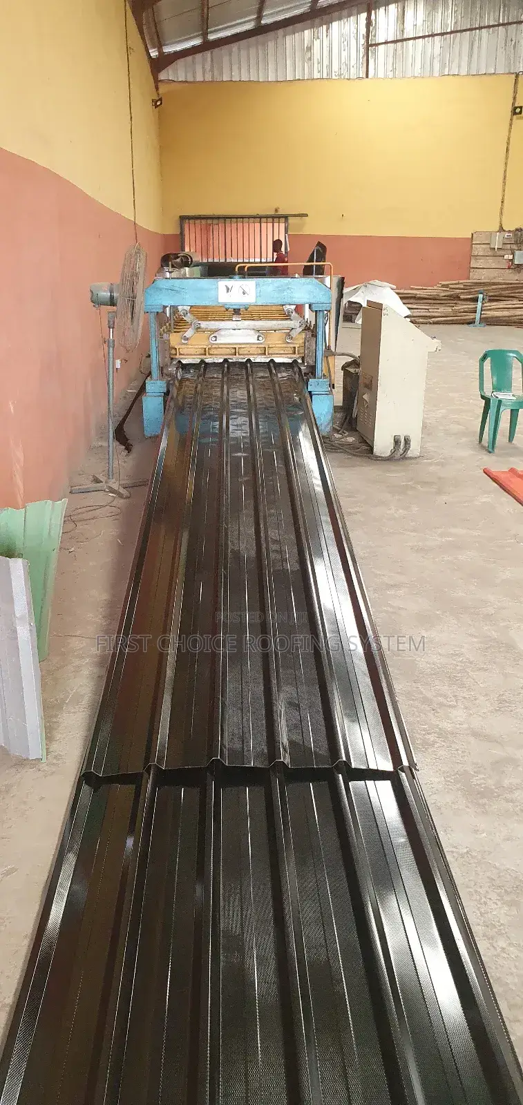 Black Roofing Sheets Oven Baked