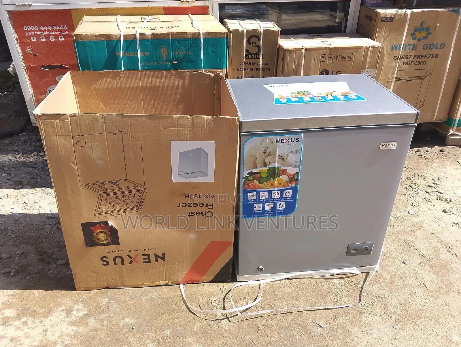 Nexus Chest Freezer Model Nx 160h