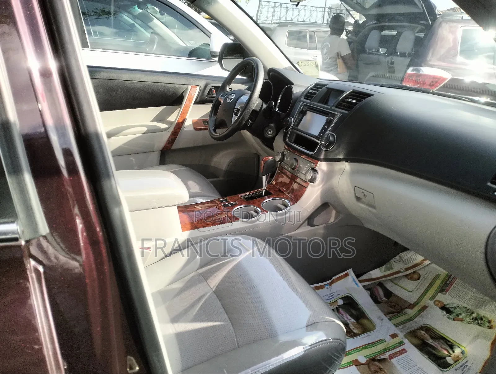 Toyota Highlander 3.5L 4WD 2013 Burgundy