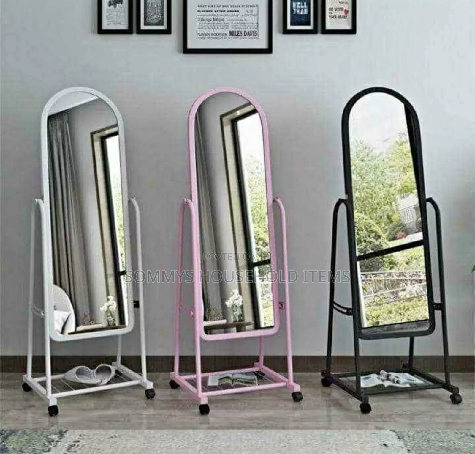 Movable Standing Dressing Mirror