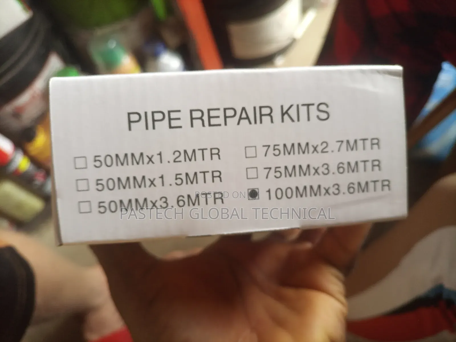 Fast Seal Leaking Stop Pipe Repair Kit (100mm X 3.6m)