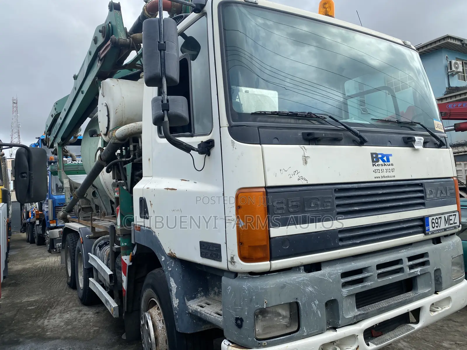 Concrete Mixer With Pump Host - 10 Tyres