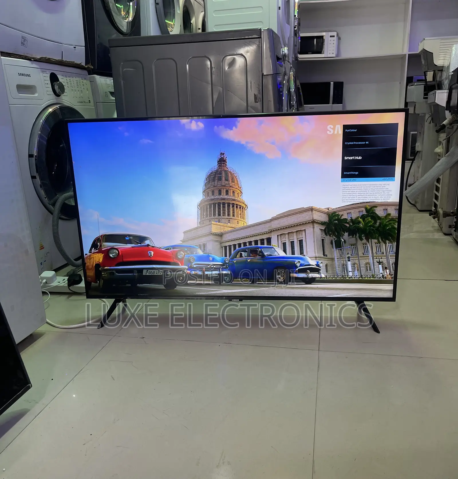 Samsung 43 Inches Crystal UHD HDR Smart Tv 2024 Model