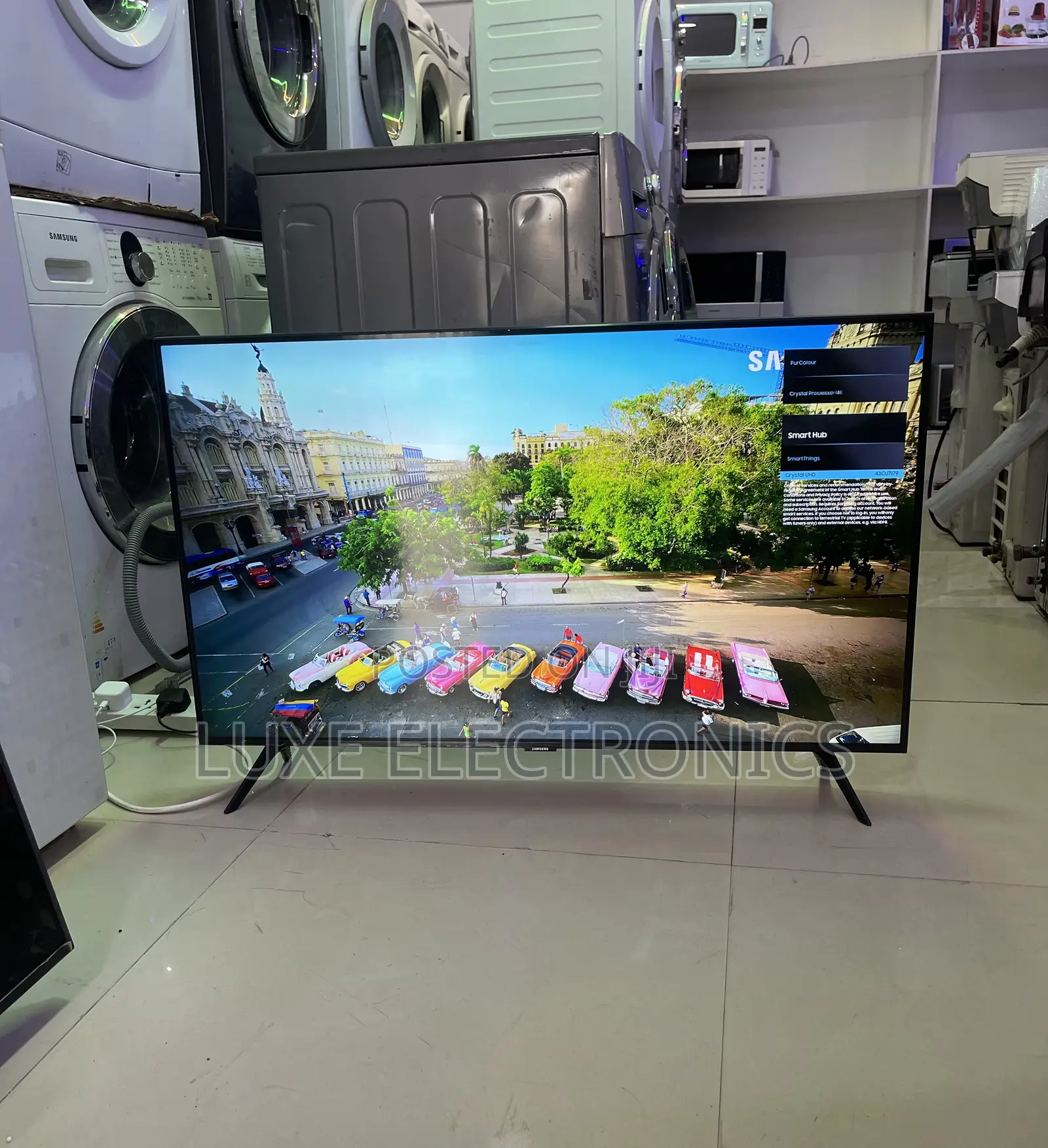 Samsung 43 Inches Crystal UHD HDR Smart Tv 2024 Model