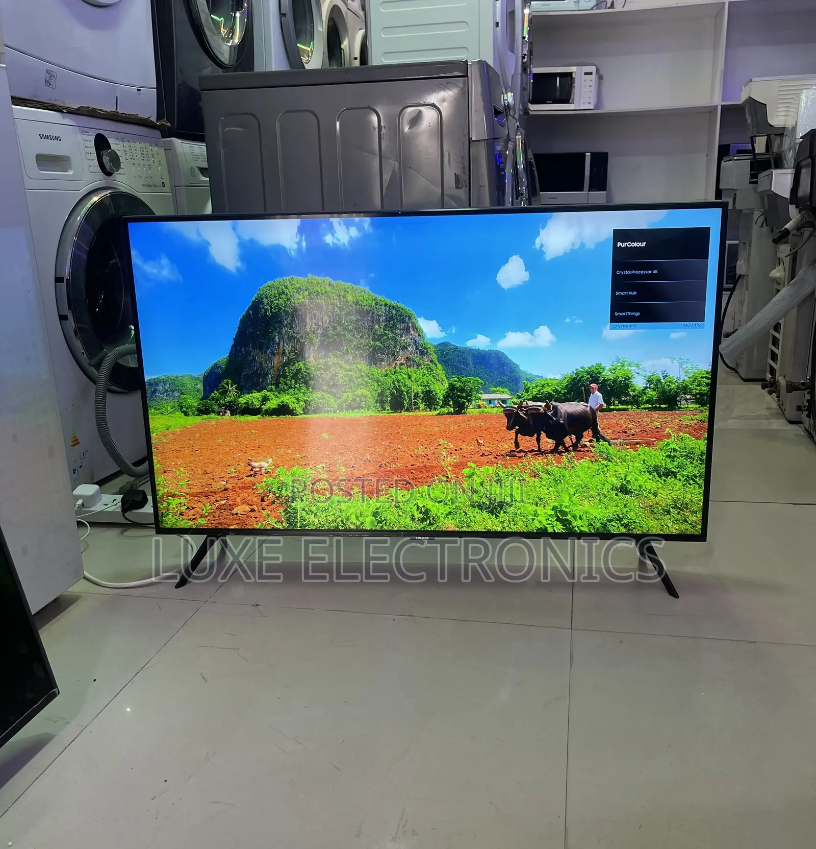 Samsung 43 Inches Crystal UHD HDR Smart Tv 2024 Model
