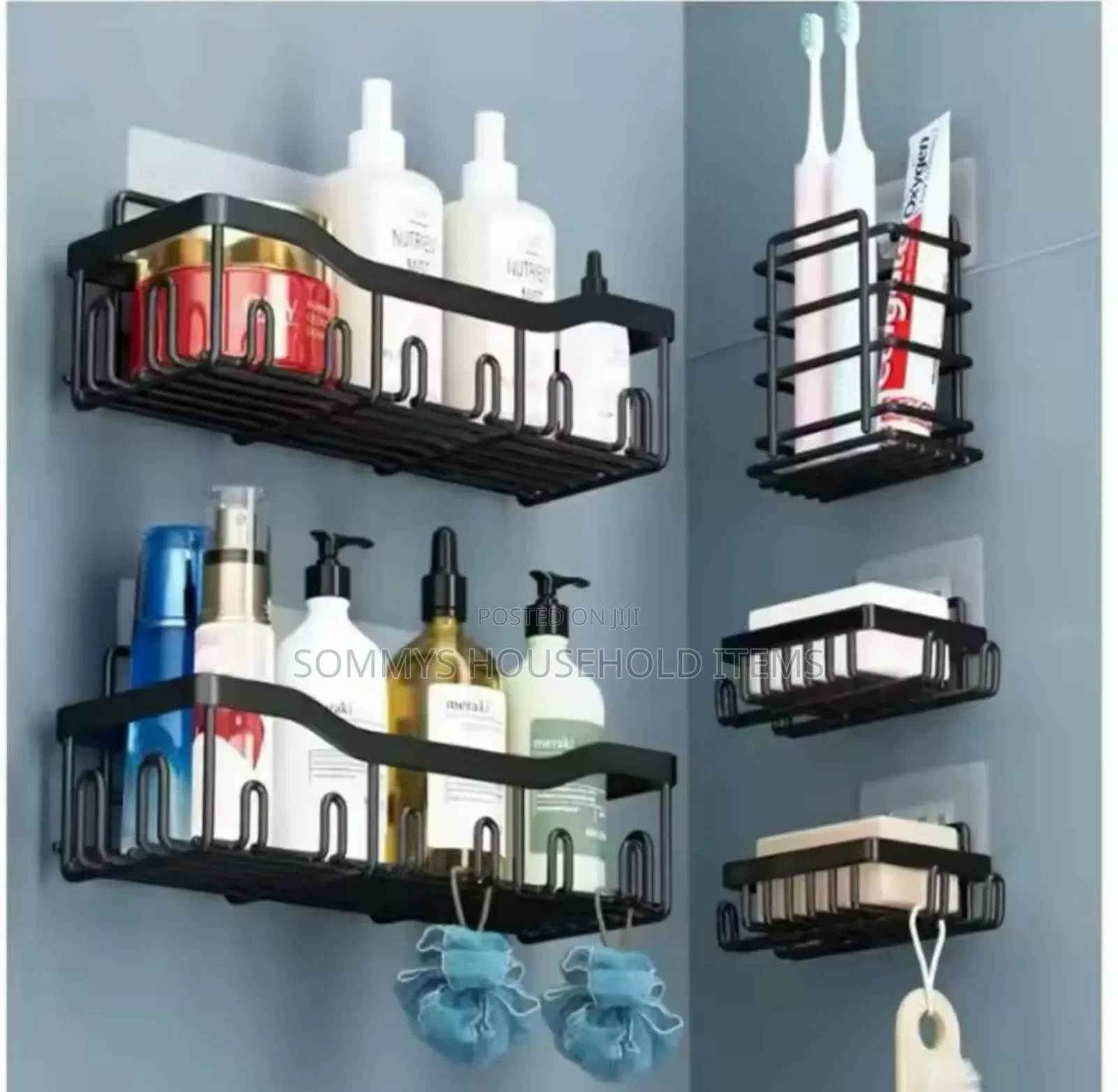 5pcs Shower Caddy or Bathroom Organiser