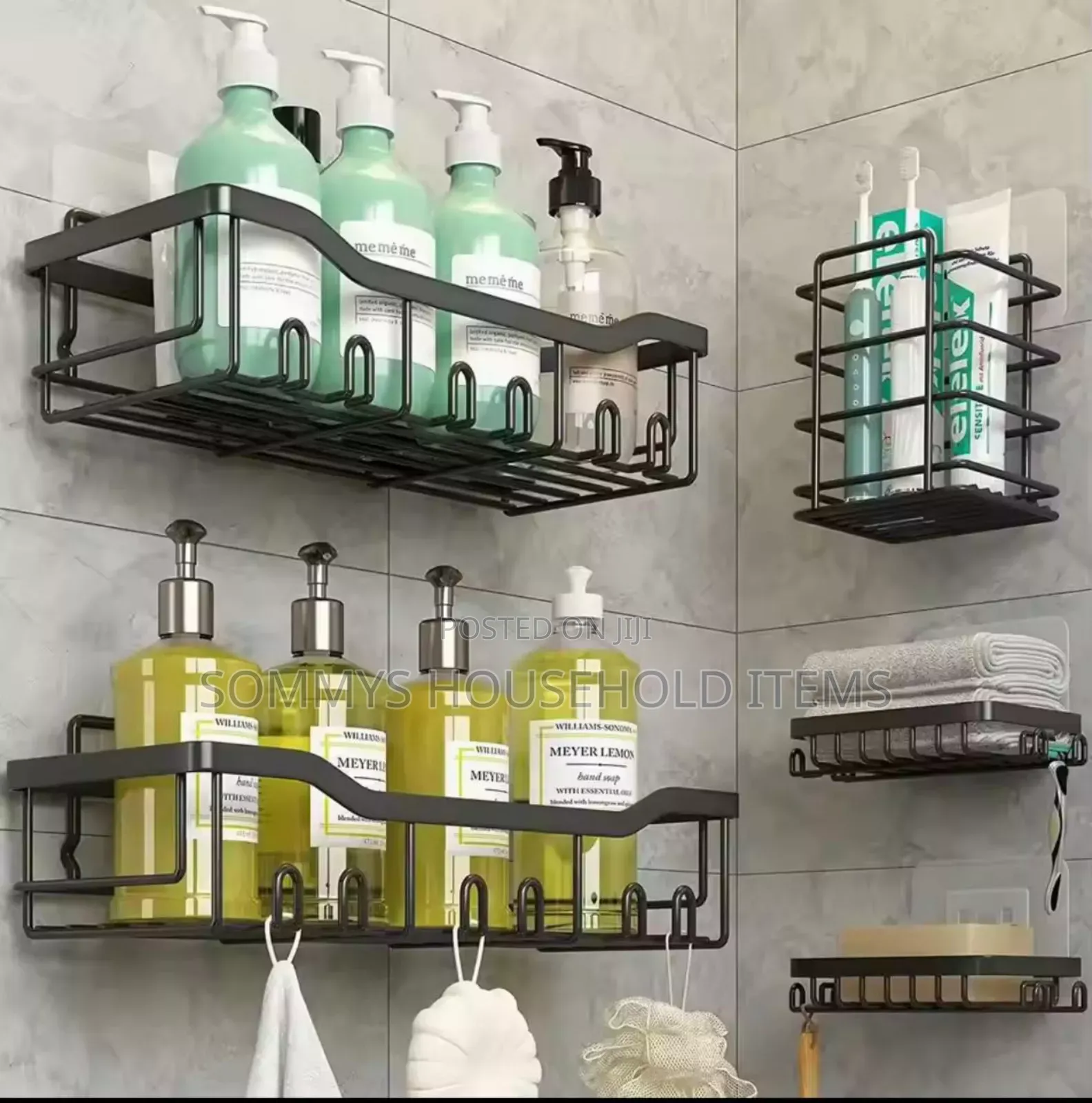 5pcs Shower Caddy or Bathroom Organiser
