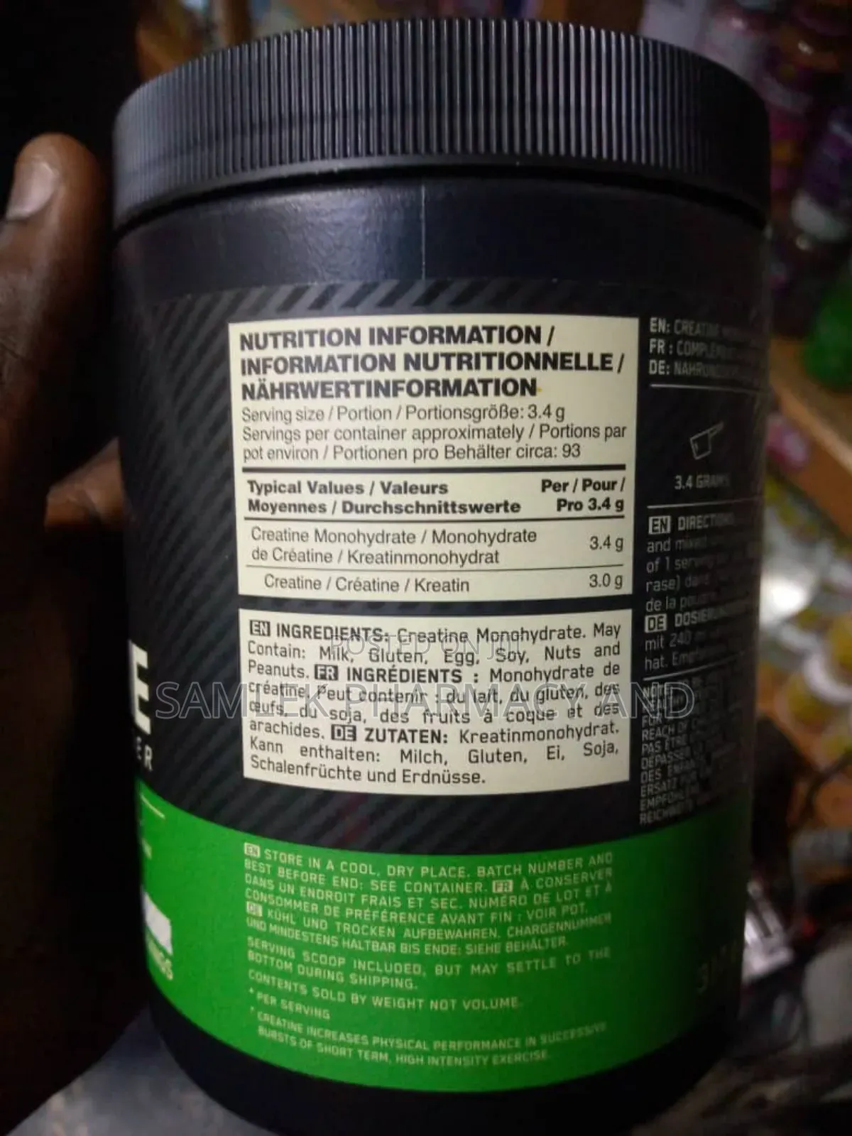 Optimum Nutrition Micronised Creatine Powder- 93 Servings