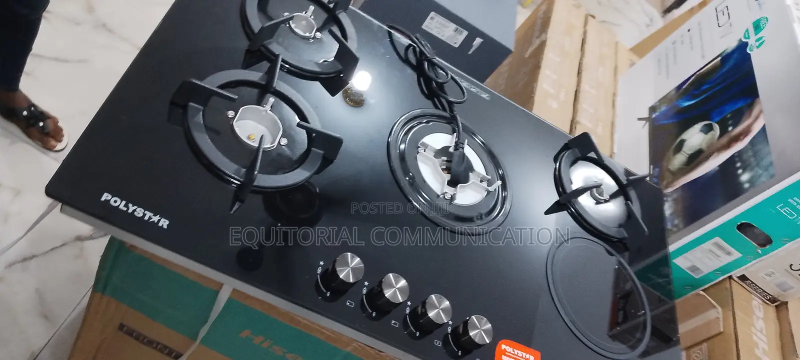 Polystar Premium 4 1 Electric in-Built Inverter Gas Hob