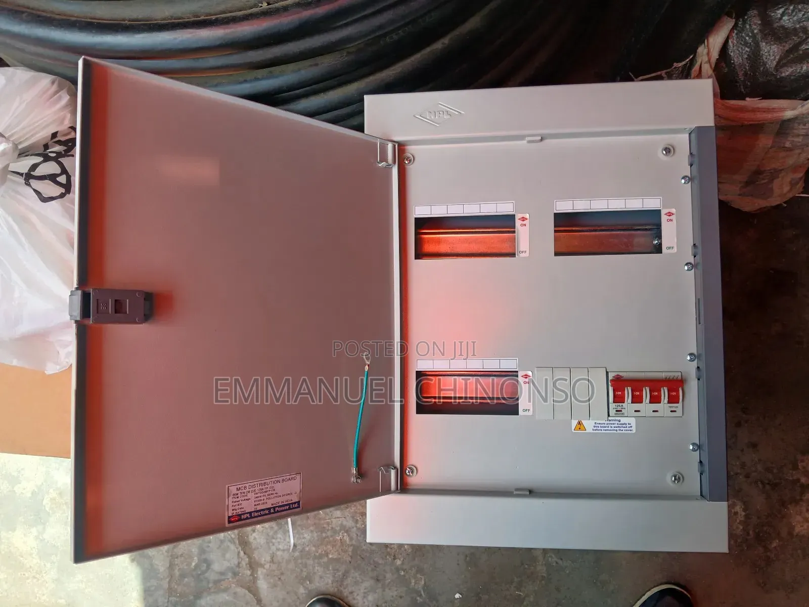 D6 3phase HPL Distribution Board