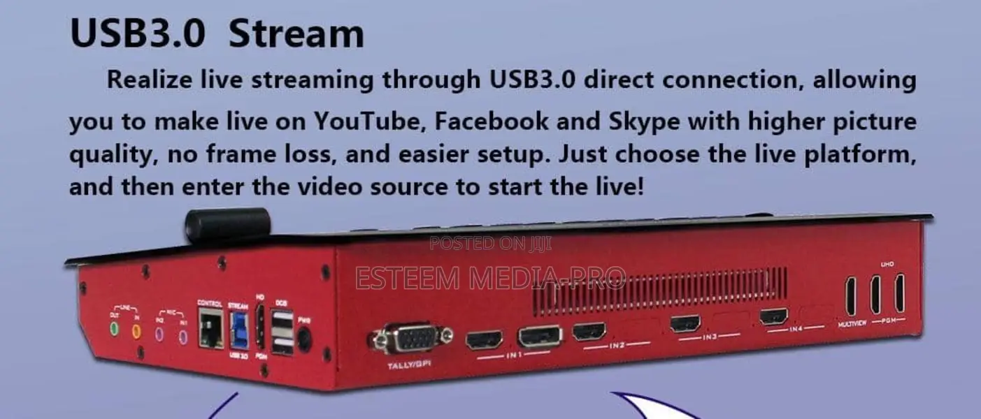 Devicewell Video Switcher Uhs7105 4k60 (4hdmi+1dp)