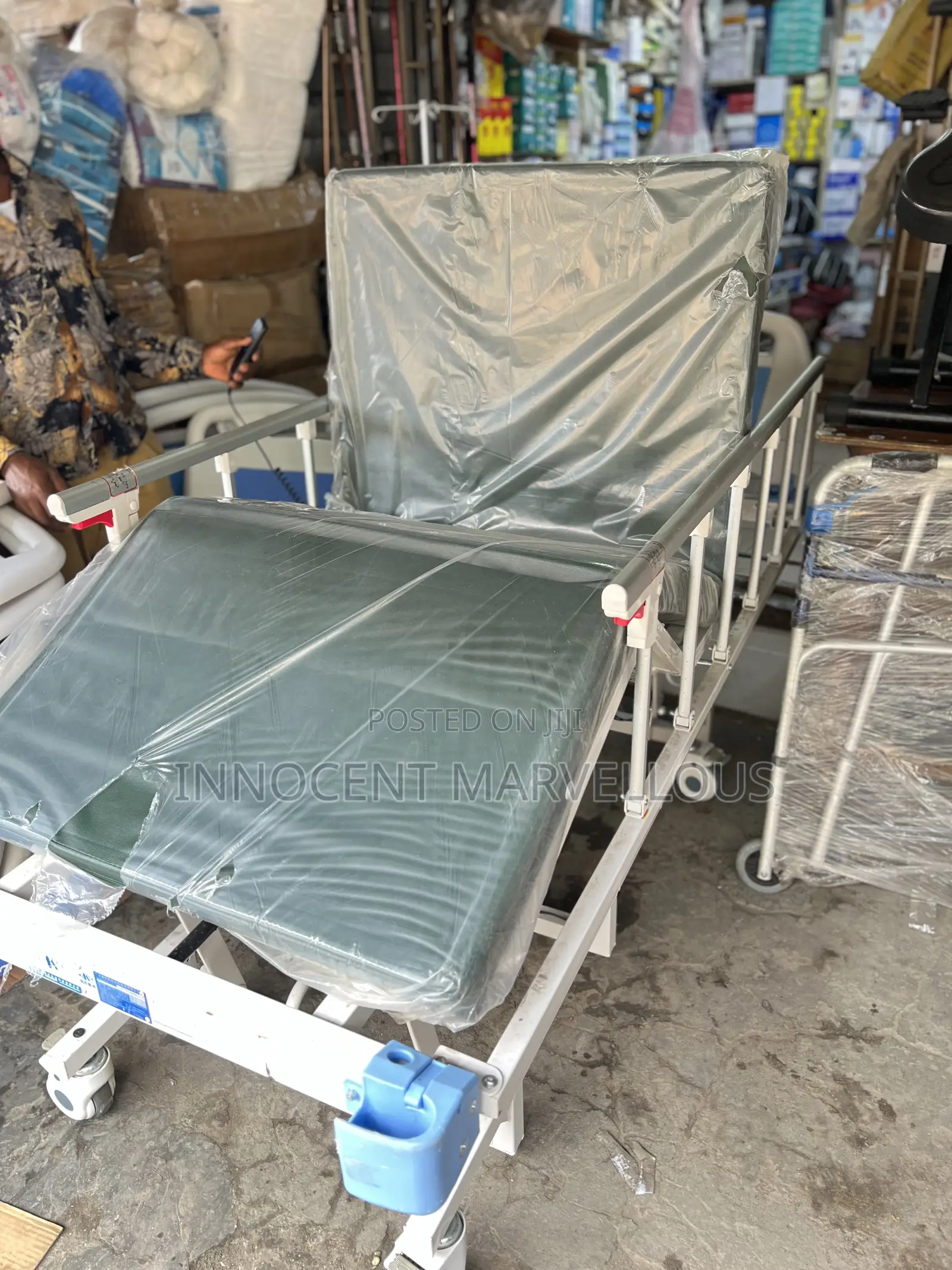Electric 3 Crank Bed With Mattress