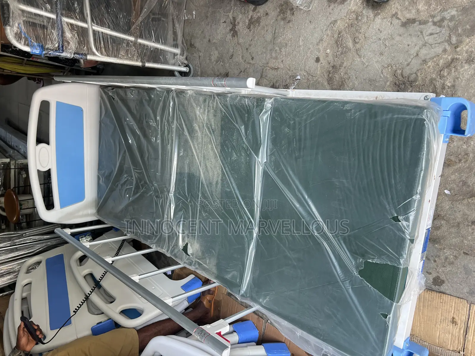 Electric 3 Crank Bed With Mattress