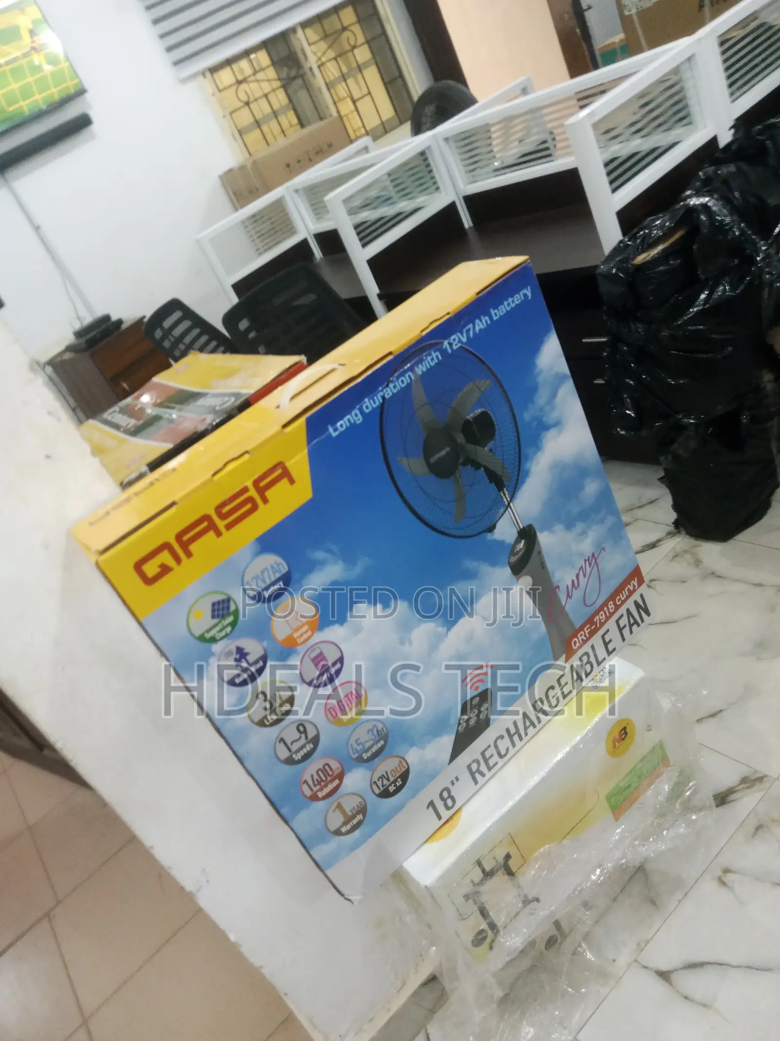 Best Selling QRF-7918 Rechargeable Fan - QASA 18' 