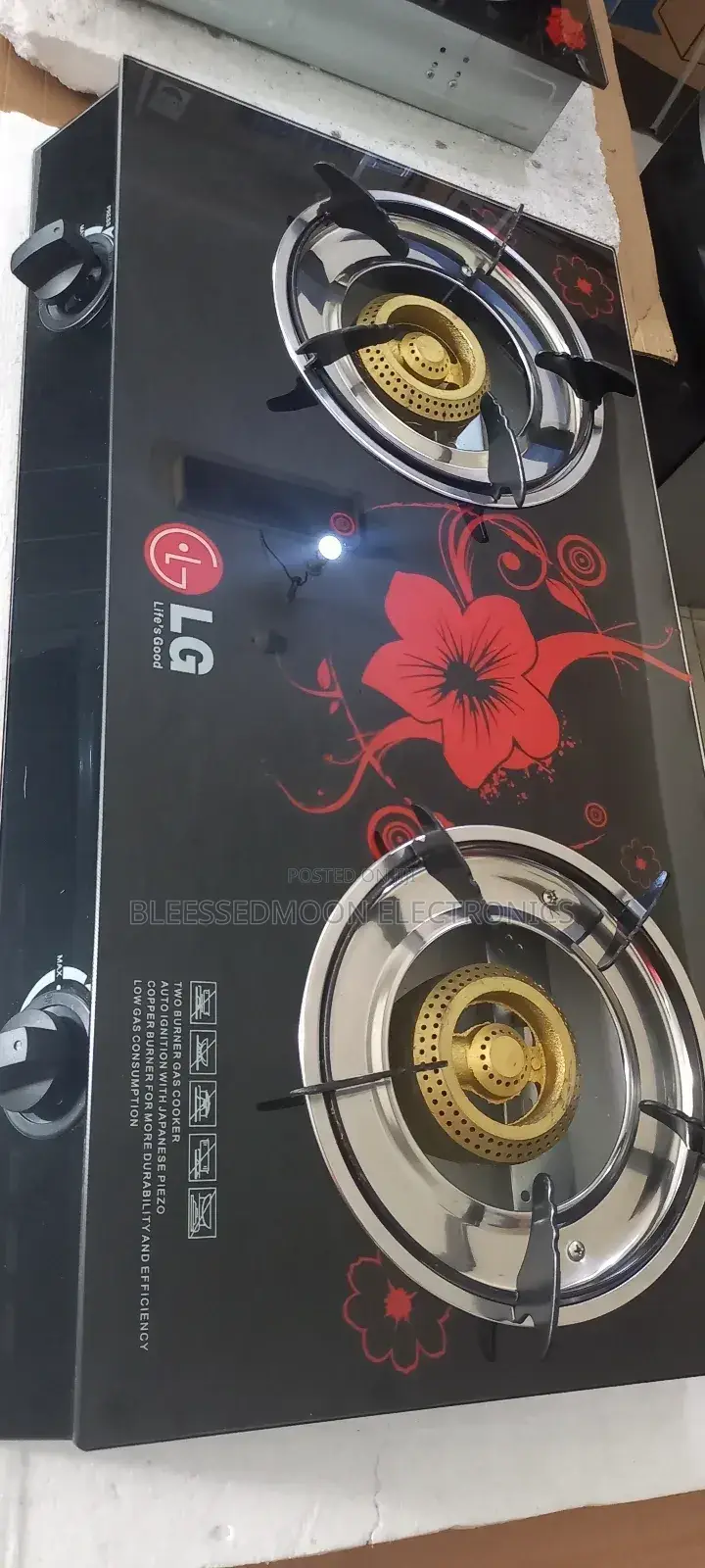LG Blue Flame Table Gas Cooker With Low Gas Consumption
