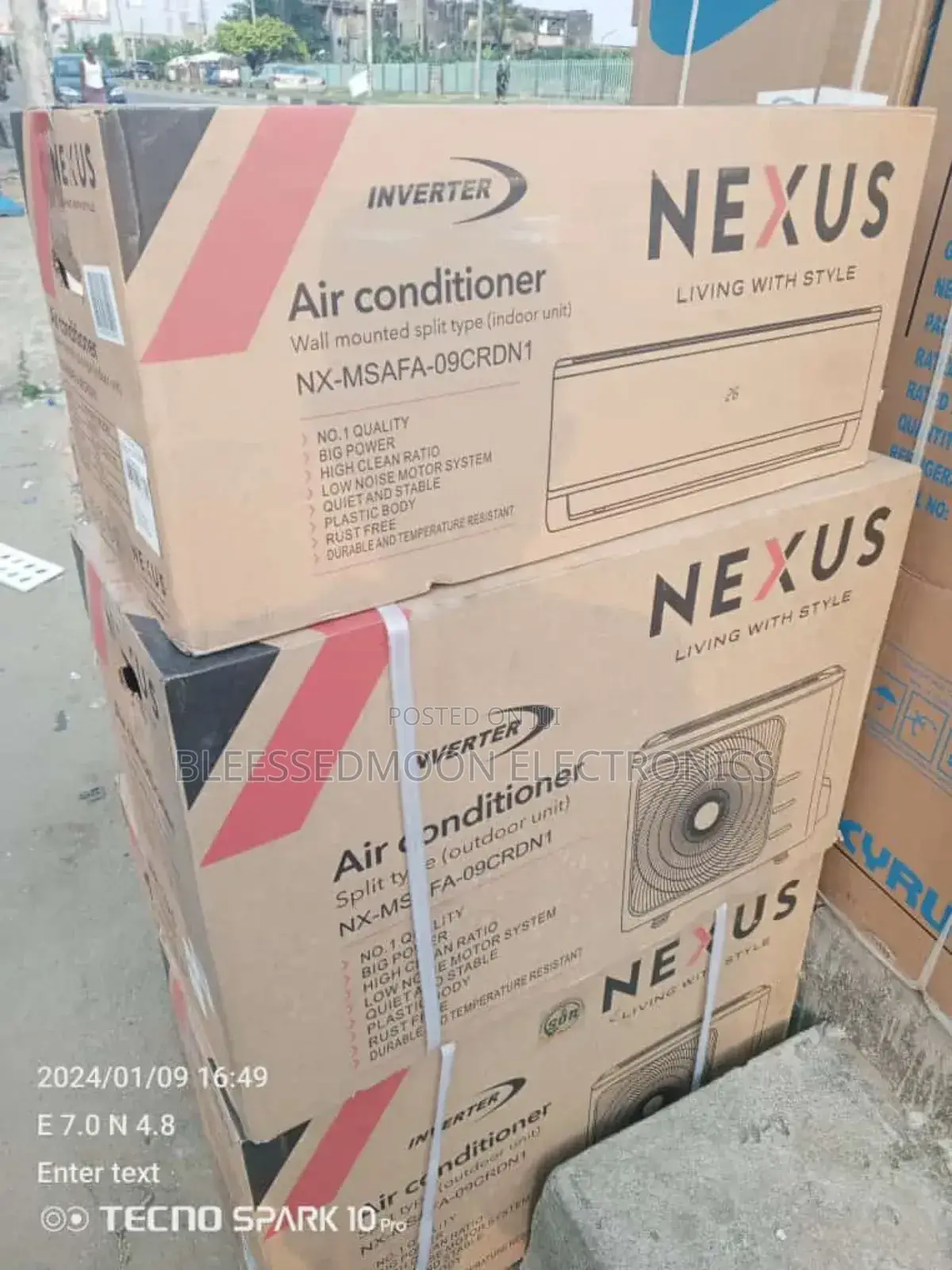 Nexus Super Expert Cooling Inverter Air Conditioner 1hp