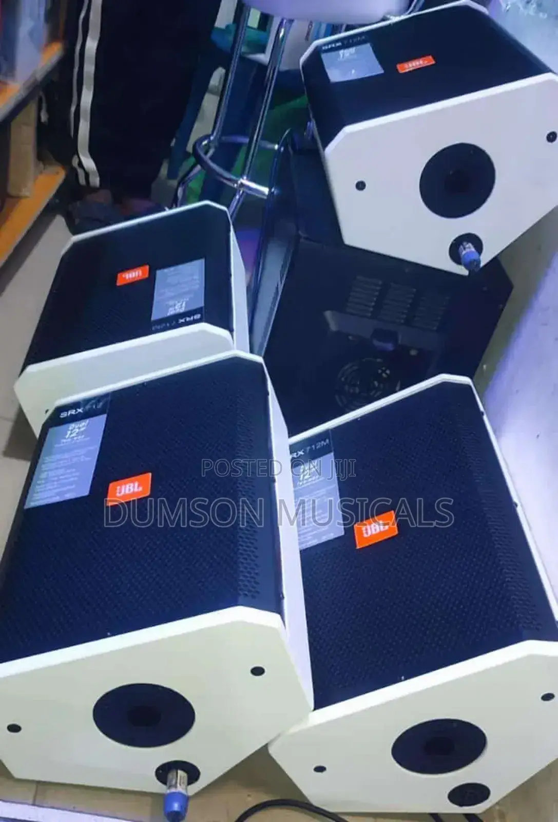 JBL 12 Inches Floor Monitor White Color