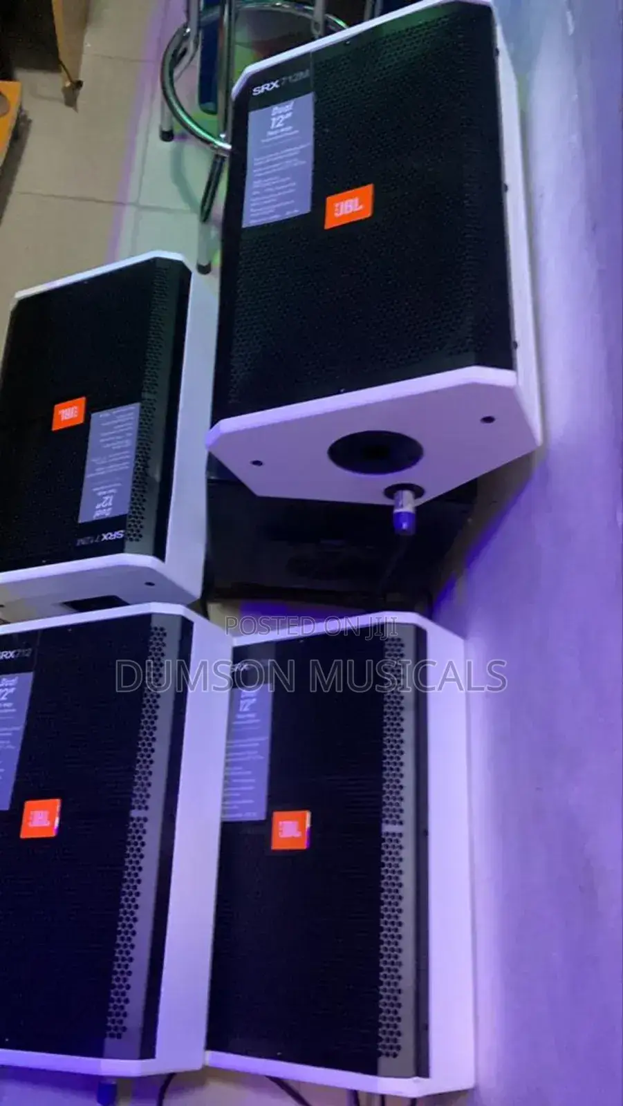 JBL 12 Inches Floor Monitor White Color