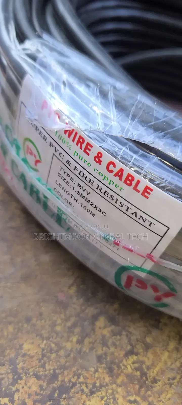 1.5mm 3core Flexible Wire Py Copper Nigeria