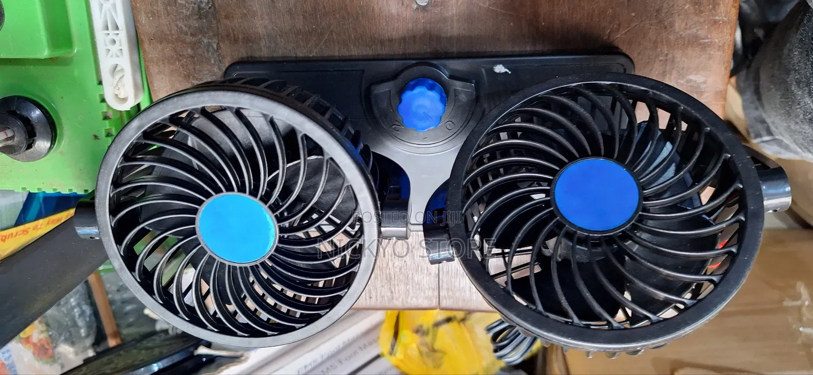 Double Head Car Fan Auto Cooling Fan