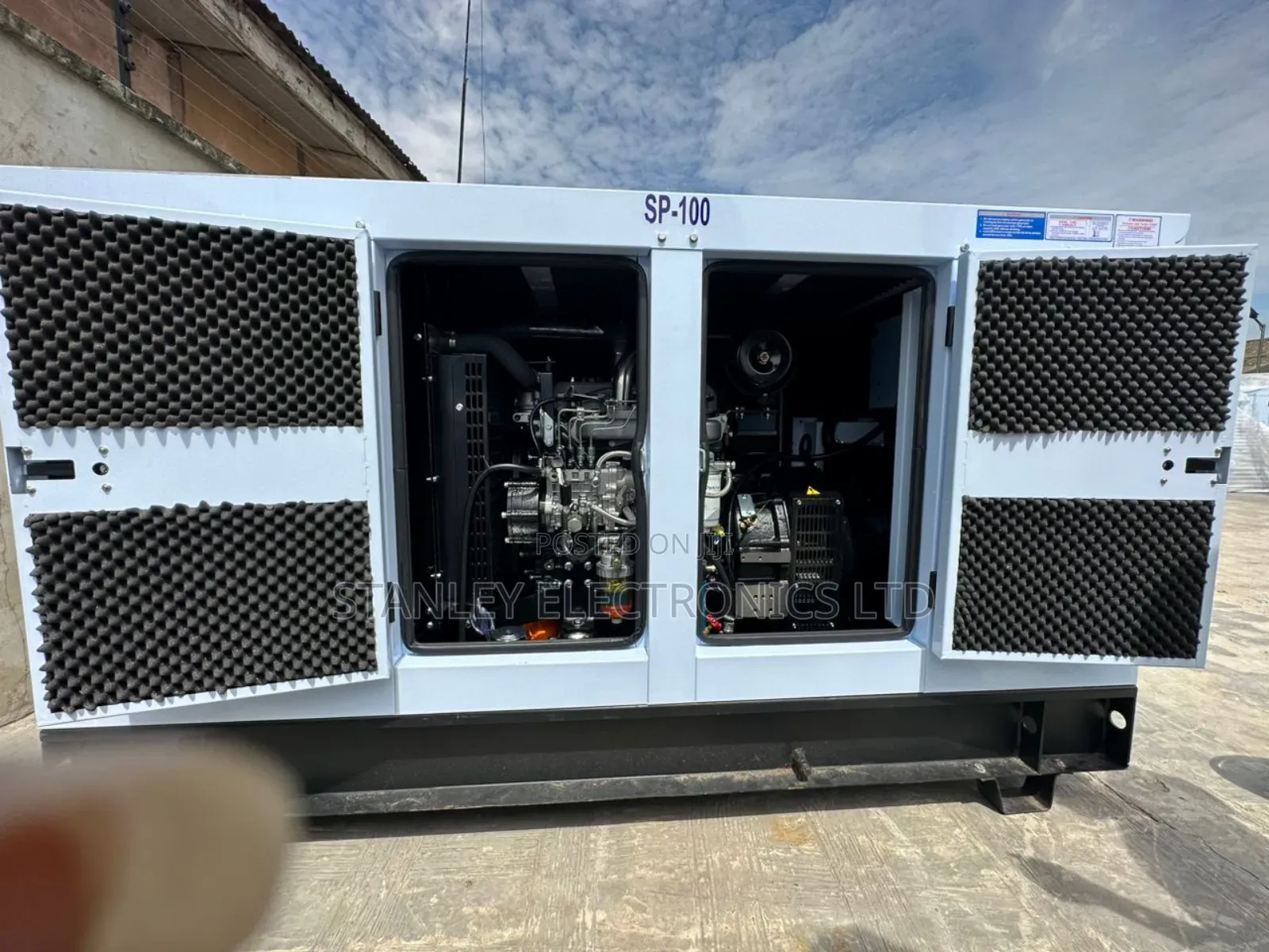 New Arrival of 100kva Perkins Soundproof Generator 100% Cp