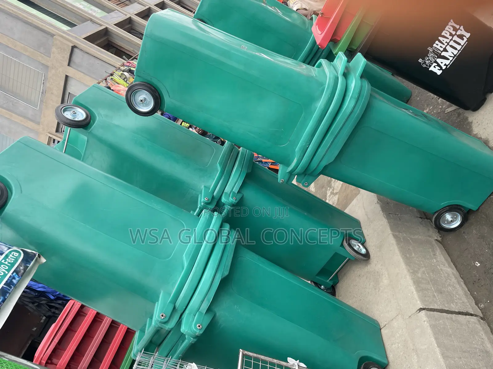 240 Liters Geepee Waste Bin 100 Percent Rubber