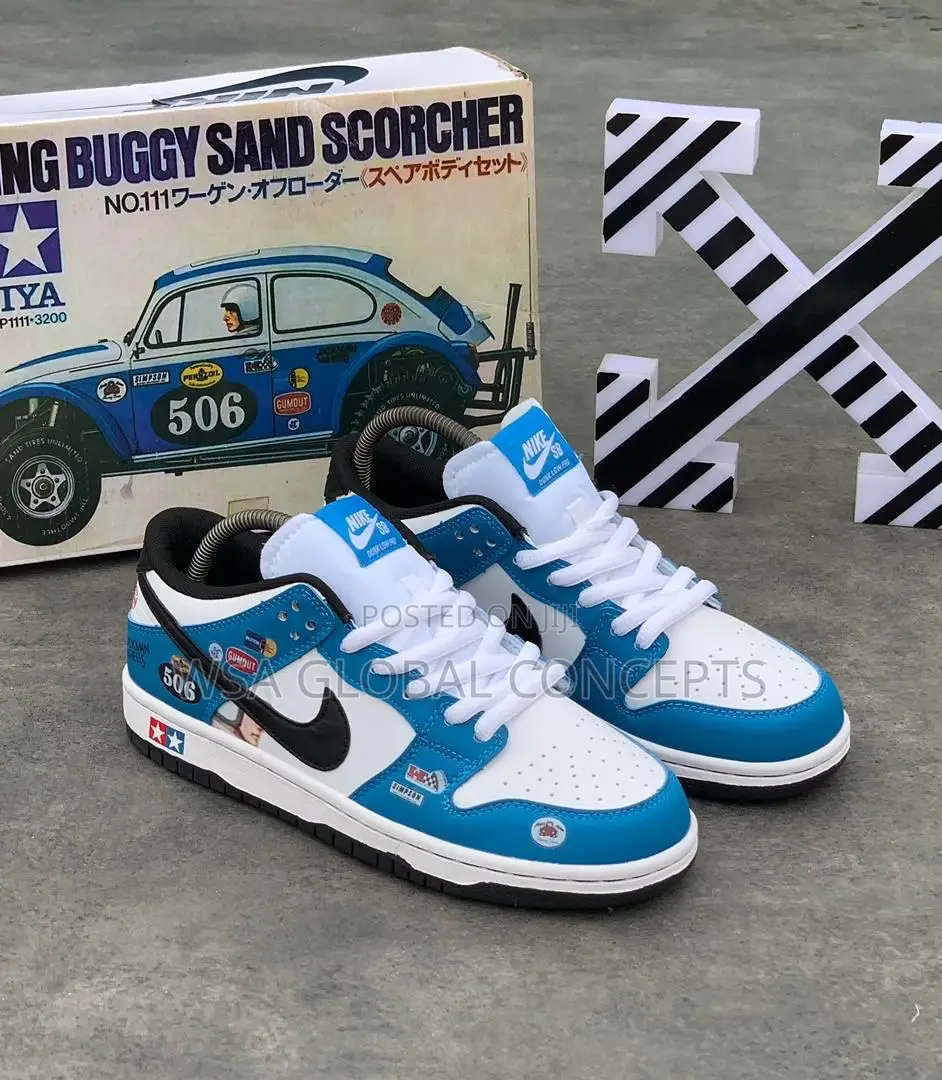Nike Sb Dunk Low the Simpson Jackman Wheels Blue Sneakers