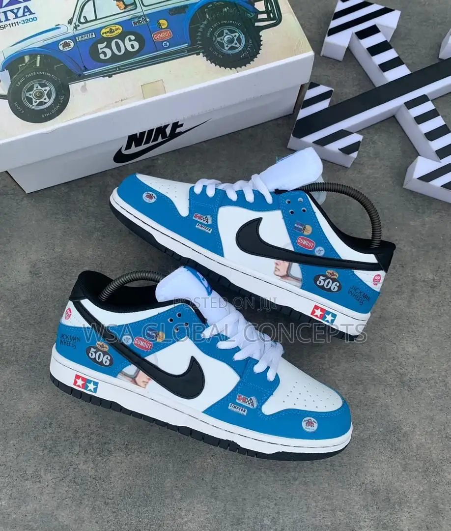 Nike Sb Dunk Low the Simpson Jackman Wheels Blue Sneakers