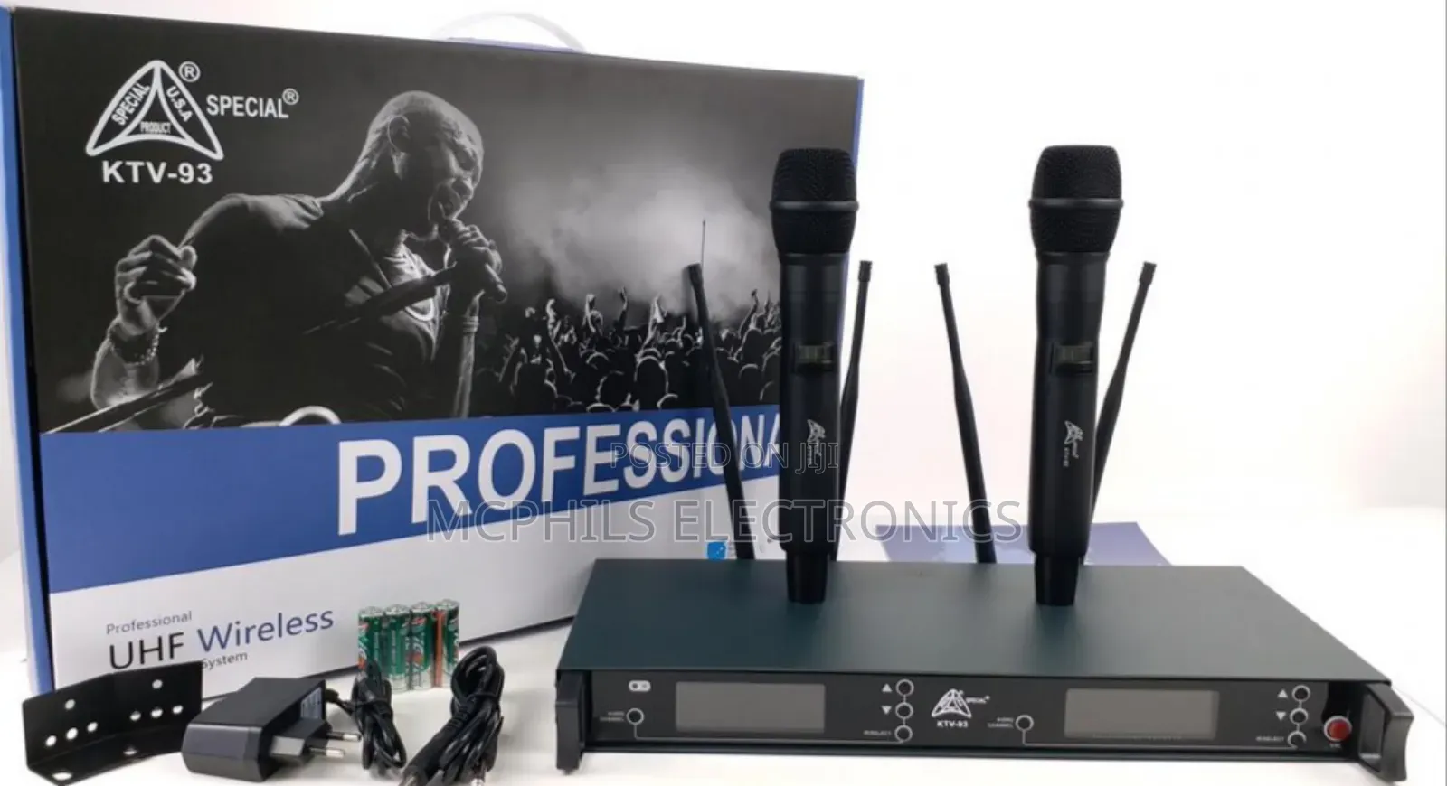 Special Prefossional Uhf Wireless Microphone Ktv-93